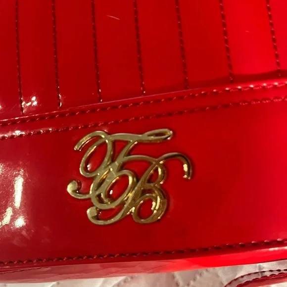 Ted Baker Red Patent Bag - Picture 3 of 14